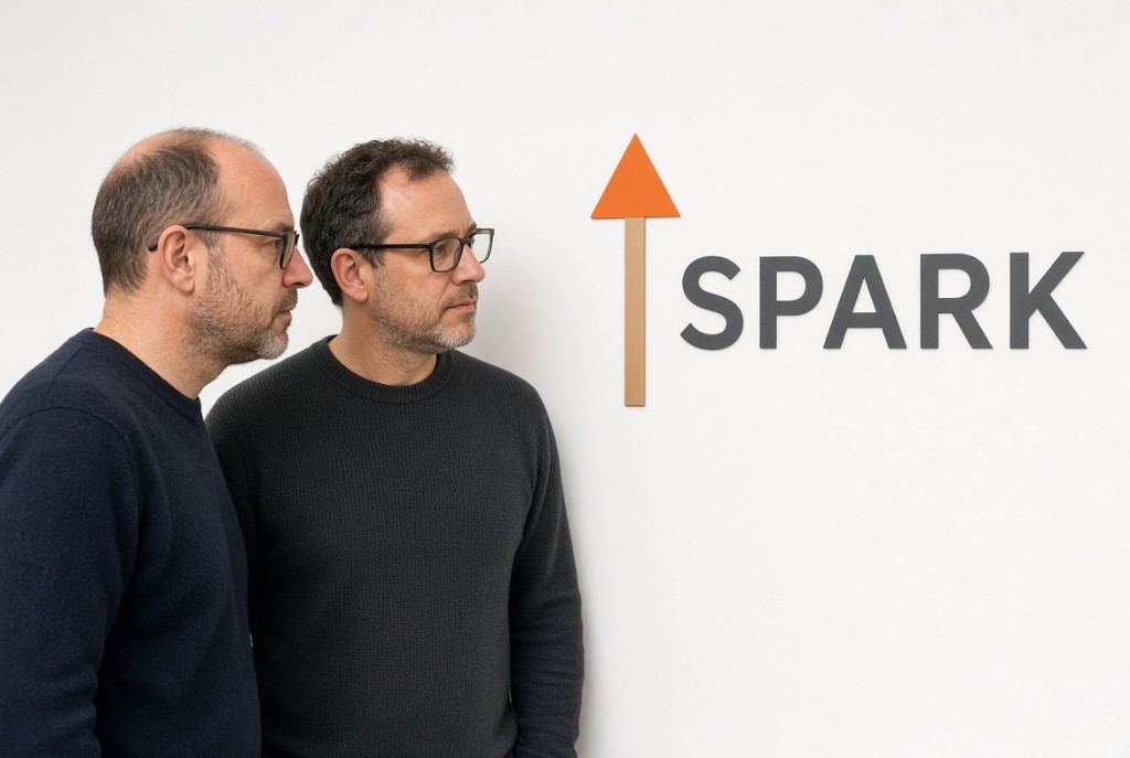 Founders looking at the SPARK mark
